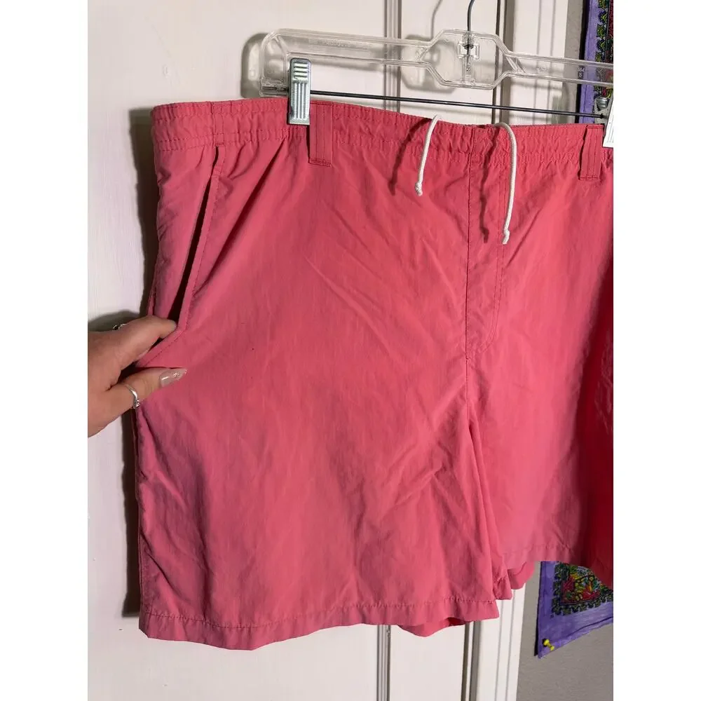Columbia PFG Omni Shade Mens XL Coral Swim Trunks Shorts Mesh Lined 5